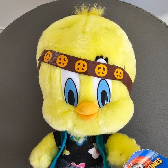 Looney Tunes Tweety Plush Toy 1998 Vintage NWT - Picture 4 of 7
